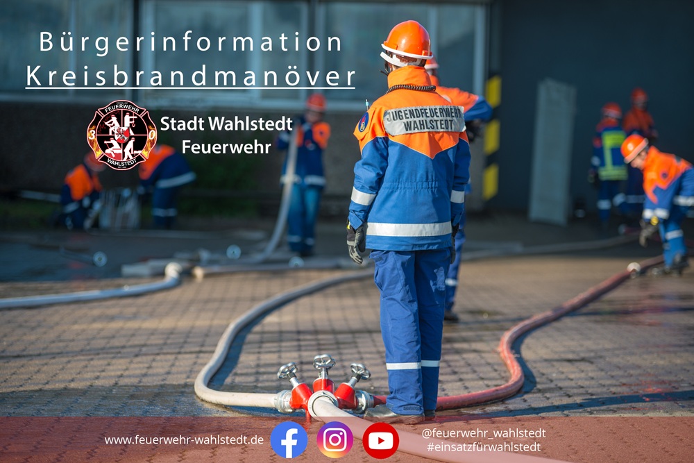 Ankündigung: Kreisbrandmanöver in Wahlstedt